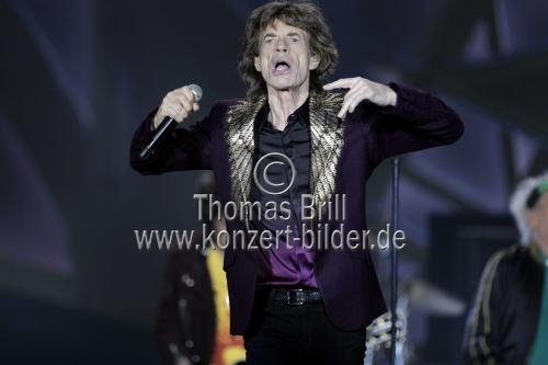 Britische Rockband The Rolling Stones gastiert auf ihrer 