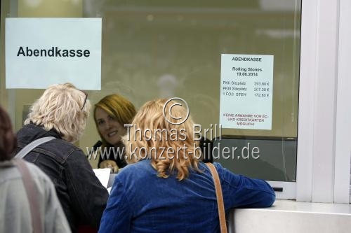 Britische Rockband The Rolling Stones gastiert auf ihrer 