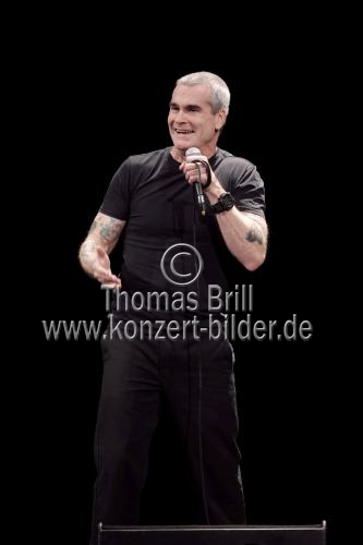 Amerikanische Musiker, Schriftsteller und Schauspieler Henry Rollins gastiert auf seiner 