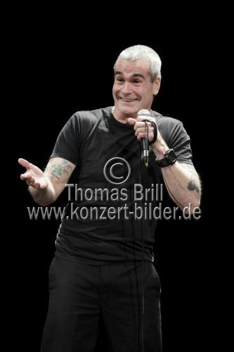 Amerikanische Musiker, Schriftsteller und Schauspieler Henry Rollins gastiert auf seiner 