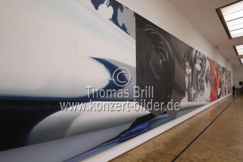 Amerikanische Pop-Art-Maler James Rosenquist gastiert mit der Ausstellung 