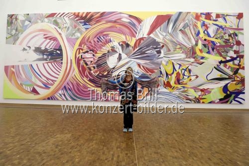 Amerikanische Pop-Art-Maler James Rosenquist gastiert mit der Ausstellung 