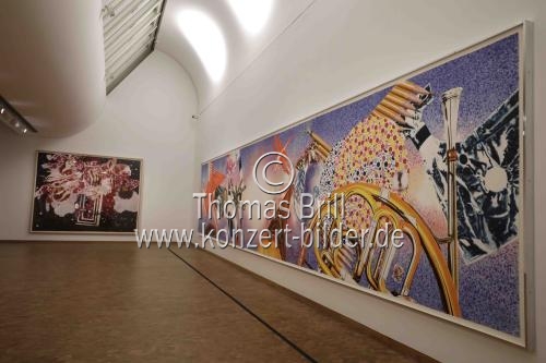 Amerikanische Pop-Art-Maler James Rosenquist gastiert mit der Ausstellung 