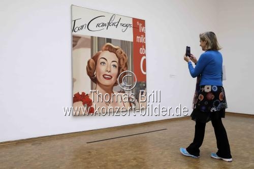 Amerikanische Pop-Art-Maler James Rosenquist gastiert mit der Ausstellung 