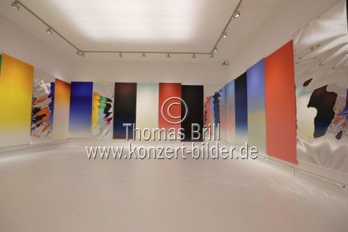 Amerikanische Pop-Art-Maler James Rosenquist gastiert mit der Ausstellung 