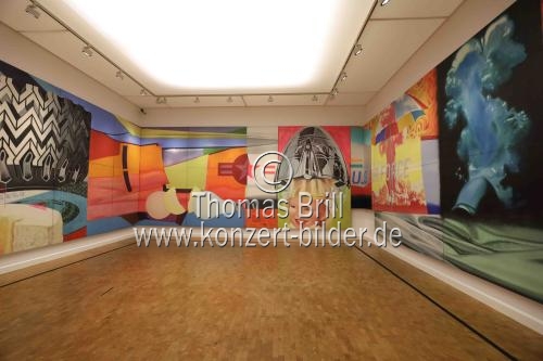 Amerikanische Pop-Art-Maler James Rosenquist gastiert mit der Ausstellung 