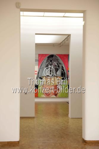 Amerikanische Pop-Art-Maler James Rosenquist gastiert mit der Ausstellung 
