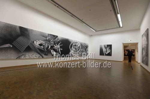 Amerikanische Pop-Art-Maler James Rosenquist gastiert mit der Ausstellung 