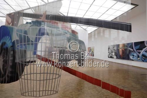 Amerikanische Pop-Art-Maler James Rosenquist gastiert mit der Ausstellung 