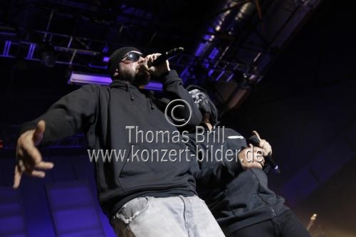 Deutscher Rapper Paul Hartmut Würdig alias Sido gastiert auf seiner 