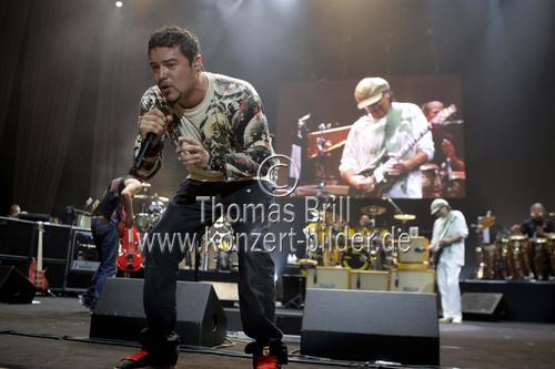 Mexikanischer Latin-Rock-Musiker Carlos Santana gastierte auf seiner 