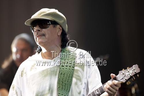 Mexikanischer Latin-Rock-Musiker Carlos Santana gastierte auf seiner 