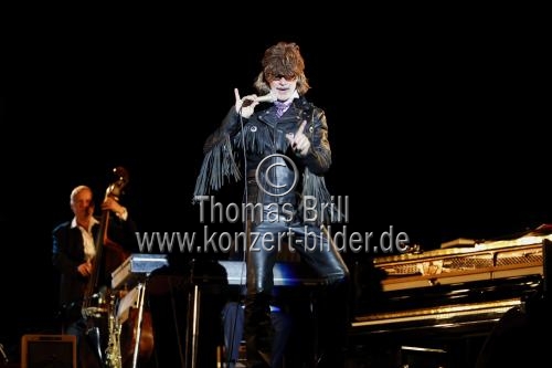 Deutsche Komödiant Helge Schneider gastiert mit seinem Programm 