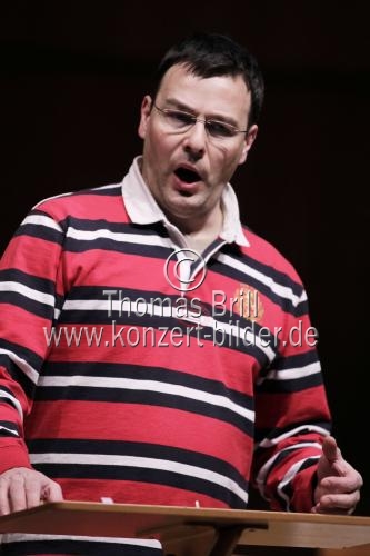 Deutscher Countertenor Andreas Scholl begleitet das Accademia Bizantina unter der Leitung von Stefano Rossi in der Philharmonie Köln (&copy; Thomas Brill)