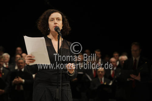 Auf Flügeln des Gesanges  das Libretto: Viva la libertà mit Thomas Thieme, Maria Schrader und Manfred Zapatka bei der lit.COLOGNE 2010 im Schauspielhaus Köln (© Thomas Brill) Auf Flügeln des Gesanges  das Libretto: Viva la libertà mit Thomas Thieme, Maria Schrader und Manfred Zapatka bei der lit.COLOGNE 2010 im Schauspielhaus Köln (© Thomas Brill)