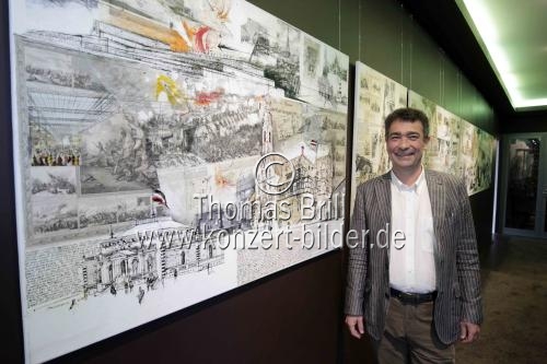 Deutsche Architekt und Künstler Dr. Thomas Schriefers gastiert mit seiner Ausstellung 