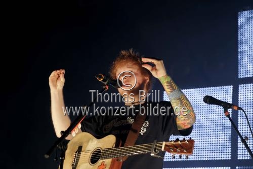 Britische Singer-Songwriter Ed Sheeran gastiert auf seiner 