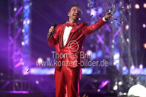 Deutscher Fernsehmoderator und Sänger Florian Silbereisen gastiert mit seiner Show 