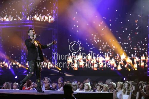 Deutscher Fernsehmoderator und Sänger Florian Silbereisen gastiert mit seiner Show 