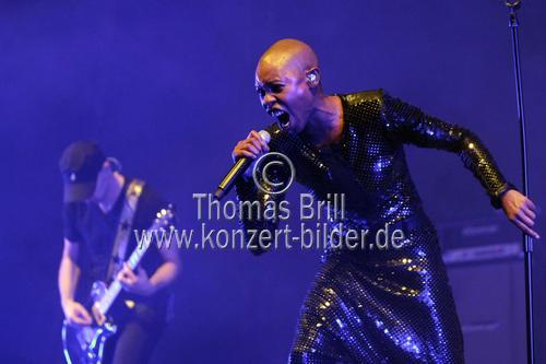 Britische Alternative Rock-Gruppe Skunk Anansie gastiert auf ihrer 