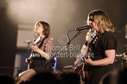 Amerikanische Indie-Rock-Band Sleater-Kinney gastiert auf ihrer 