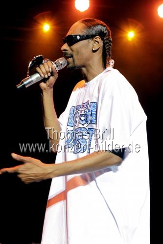 Amerikanische Rapper Snoop Dogg gastiert auf seiner 