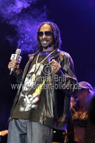 Amerikanischer Rapper, Reggae-Musiker Snoop Lion gastiert auf seiner 