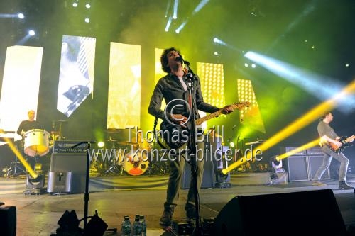 Britische Alternativ-Rockband Snow Patrol gastiert mit ihrem Sänger Gary Lightbody auf ihrer 