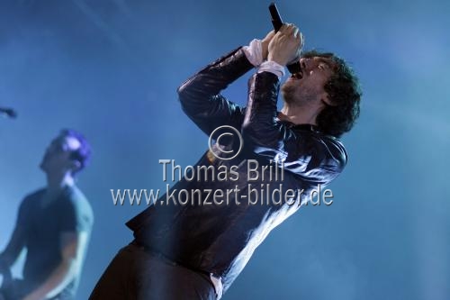 Britische Alternativ-Rockband Snow Patrol gastiert mit ihrem Sänger Gary Lightbody auf ihrer 
