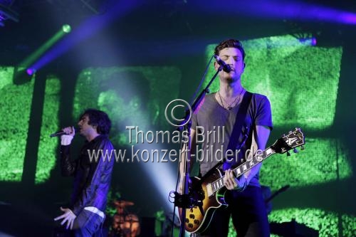 Britische Alternativ-Rockband Snow Patrol gastiert mit ihrem Sänger Gary Lightbody auf ihrer 