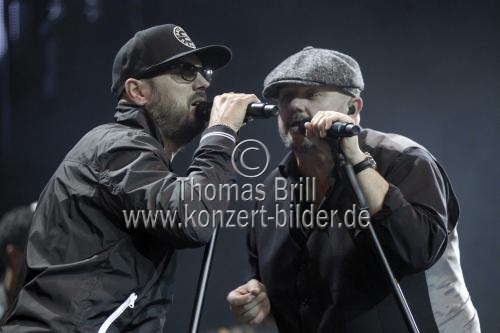 Deutsche Soul- und Pop-Gruppe Söhne Mannheims gastiert auf ihrer 