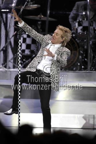 Britische Rock- und Pop-Sänger Rod Stewart gastiert auf seiner 
