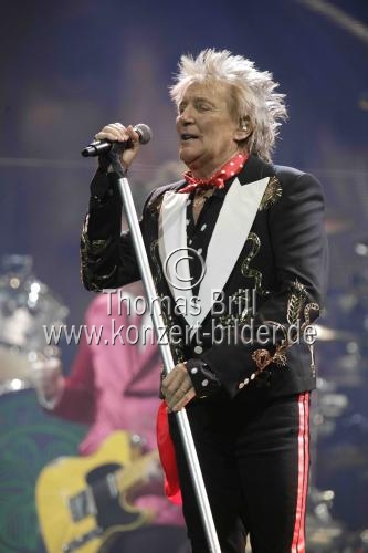 Britische Rock- und Pop-Sänger Rod Stewart gastiert auf seiner 