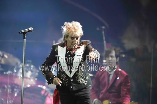Britische Rock- und Pop-Sänger Rod Stewart gastiert auf seiner 