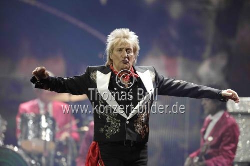 Britische Rock- und Pop-Sänger Rod Stewart gastiert auf seiner 