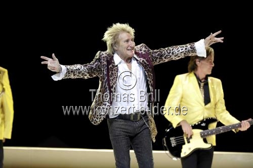 Britische Rock- und Pop-Sänger Rod Stewart gastiert auf seiner 