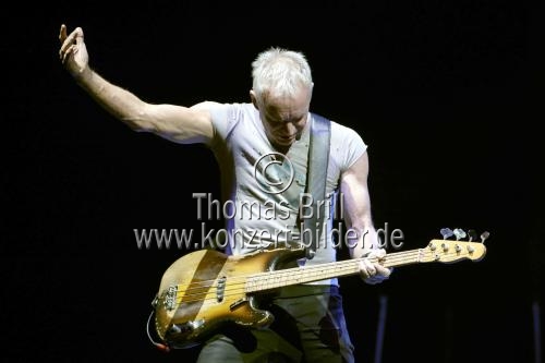 Britische Rock-Musiker Sting gastiert auf seiner 