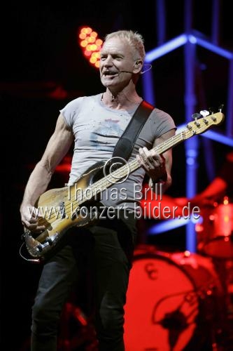 Britische Rock-Musiker Sting gastiert auf seiner 