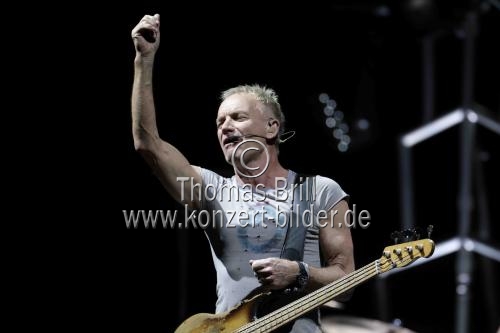 Britische Rock-Musiker Sting gastiert auf seiner 