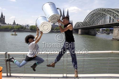 Britische Rhythmusshow STOMP gastiert vom 25. bis 30. August 2015 im Musical Dome Köln (&copy; Thomas Brill)