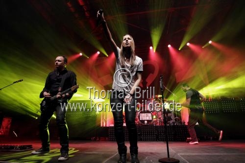 Österreichische Pop-Rock-Sängerin Christina Stürmer gastierte auf ihrer 