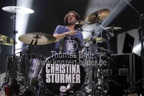 Österreichische Pop-Rock-Sängerin Christina Stürmer gastierte auf ihrer 