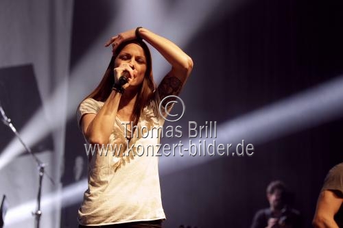 Österreichische Pop-Rock-Sängerin Christina Stürmer gastierte auf ihrer 