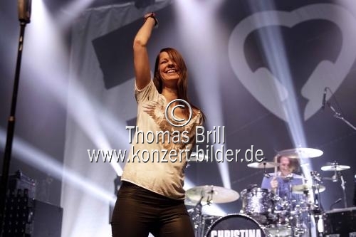 Österreichische Pop-Rock-Sängerin Christina Stürmer gastierte auf ihrer 