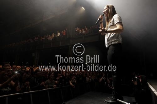 Österreichische Pop-Rock-Sängerin Christina Stürmer gastierte auf ihrer 