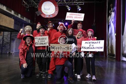 Pressekonferenz der Stunksitzung 2021,  die am 16. Dezember 2021 Premiere im E-Werk Köln Premiere feiern wird (&copy; Thomas Brill)