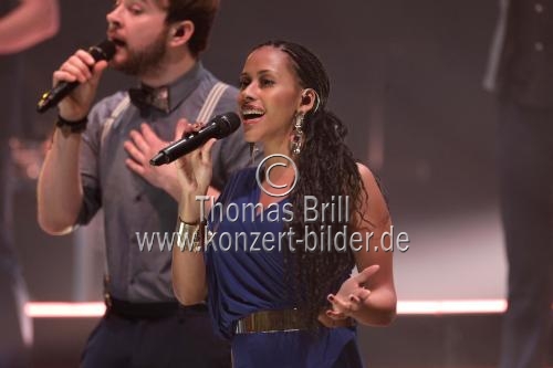 Finalisten der deutschen Gesangs-Castingshow The Voice of Germany gastieren in der Lanxess-Arena Köln (&copy; Thomas Brill)
