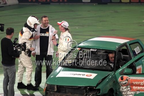 Fernsehmoderator Stefan Raab gastiert mit seiner „TV Total Autoball EM 2012“ in der Lanxess-Arena Köln (&copy; Thomas Brill)