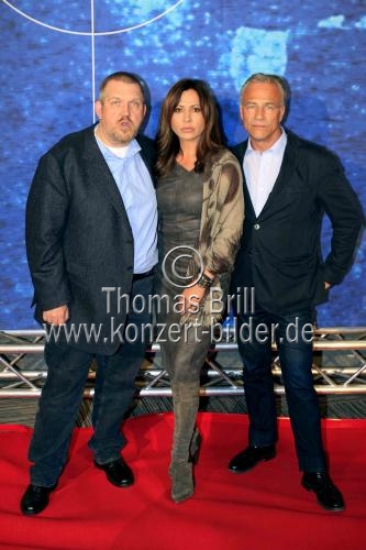 Tatort: Kino-Preview für „Kinderland“ (Leipzig) und „Ihr Kinderlein kommet“ (Köln) mit Ballauf (Klaus J. Behrendt) und Schenk (Dietmar Bär) am Kennedy-Ufer, Köln (&copy; Thomas Brill)