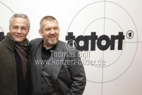 Premiere des TATORT „Freddy tanzt“ aus Köln mit Ballauf (Klaus J. Behrendt) und Schenk (Dietmar Bär) (&copy; Thomas Brill)